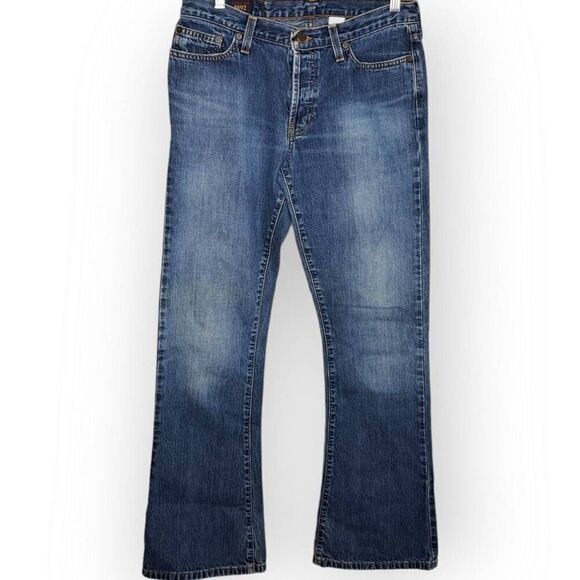 Abercrombie and Fitch Women's Y2K Button Fly Flare Jeans size 2 Regular - Picture 1 of 9